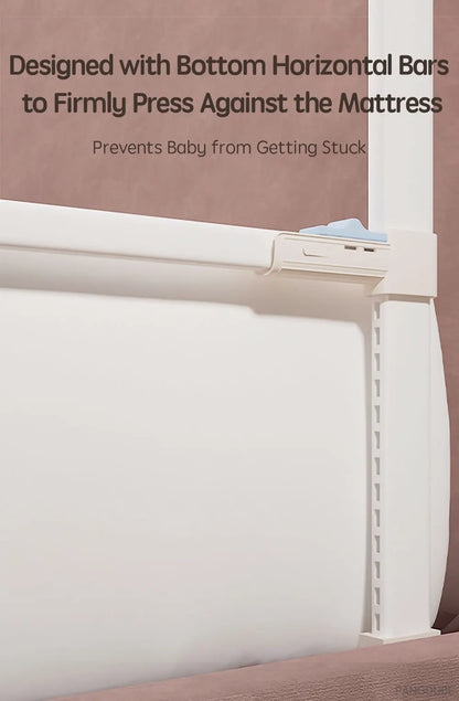 PANGDUBE 1pc Baby Bed guardrail Baby Safety Bed Barrier Children's Safety Bed Rail Guard for Kids Fall Out Protection