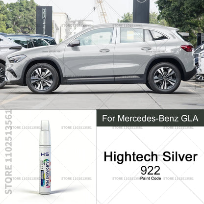 Car Paint Repair Pen Touch Up Scratch Remover DIY Auto Accessories For Mercedes-Benz GLA Jewel Blue Polar White Rose Gold Red
