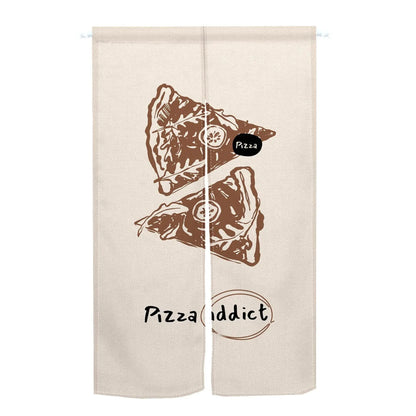 Custom Japanese Resturant Ramen Noren Curtain  Noodles Shop Kitchen Cloth Doorway Curtains Oil Smoke Proof Partition No Punching