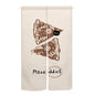 Custom Japanese Resturant Ramen Noren Curtain  Noodles Shop Kitchen Cloth Doorway Curtains Oil Smoke Proof Partition No Punching