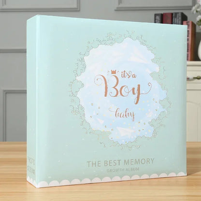 Baby Photo Album Growth Record Photo 6-inch Collection Writable 200pcs Photos Album Large Capacity Paper Core Bag Souvenir Album
