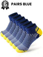 12Pairs High Qualit Athletic Socks Men's Ankle Socks Running Cyclling Waist Honeycomb Design And Firm Sports Leisure Socks Gifts