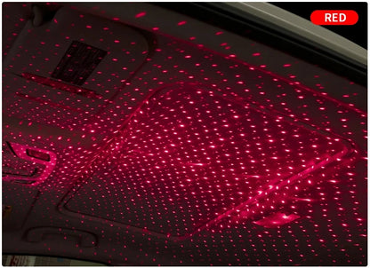 LED Starry Sky Projector Night Light Romantic USB Night Light Adjustable USB Car Lights Auto Roof Ceiling Lamp Bedroom Light