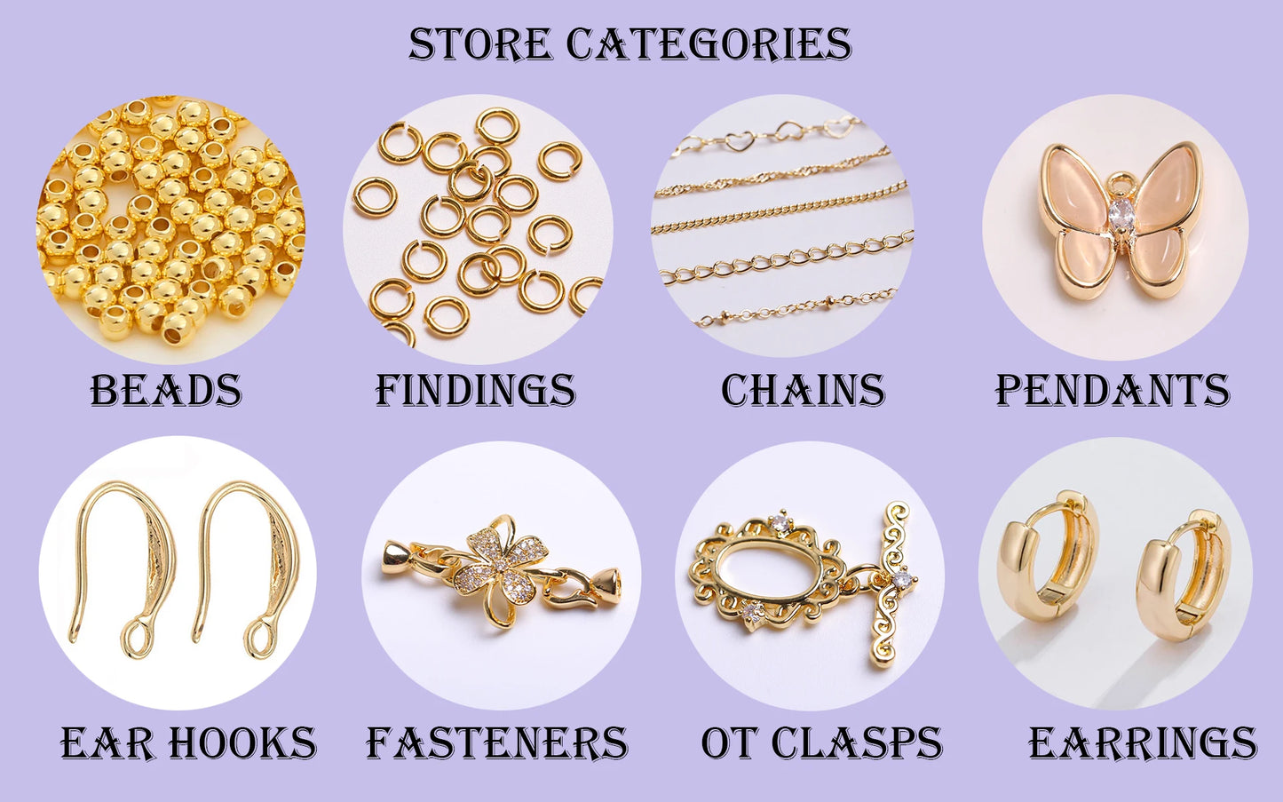Jewelry Making Beads,18K Gold Plated Wave Thin Spacer Beads,Brass Round Thin Beads DIY Bracelet Necklace Making Accessories