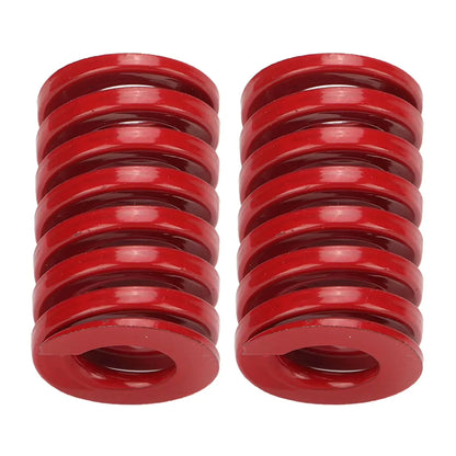 2PCS For Car Rear Trunk Tailgate Strut Support Lift Bars Tools OD 25mm Red Die Spring Compression Spiral Stamping Spring