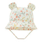 Baby Cotton Sun Hat New Children Outdoor Rabbit Ear Beach Caps Boy Girl Print Panama Hat Unisex Beach Bucket Hat For 3-12 Months