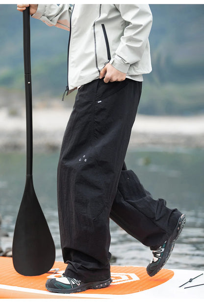TFETTERS 2026 Spring New Arrival Outdoor Cargo Pants Man Water Repellent Windproof Oversized Curved Blade Techwear Trousers Men