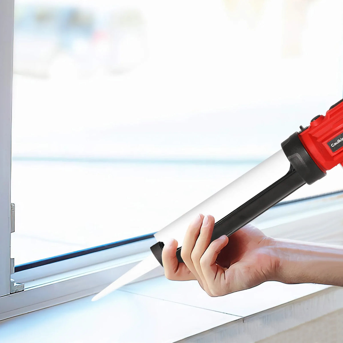 Electric Glue Gun Glass Glue Caulking Gun 4 Speeds Cordless Doors and Windows Electric Sewing Glue Tool for Makita 18V Battery