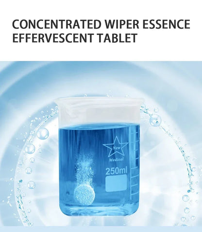 Car Windshield Cleaning Effervescent Multifunctional Glass Water Tablets Solid Cleaner Windshield Spray Car Wash Accessories