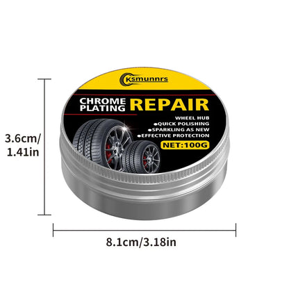 100g Universal Alloy Wheel Repair Kit, Rim Scratch and Wear Repair Paste with Oxidation Protection and Polishing Cream
