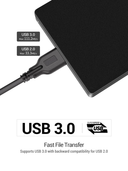 KESU HDD 2.5" Portable External Hard Drive 2TB/1TB/500GB/750GB USB3.0 Disk Memory for PC Tablets PS4 Notebook Desktop Computer