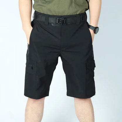 Men's Operator Elastic Tactical Shorts Ripstop Workout Outdoor Cargo Shorts for Men Cycling Hiking Fishing Casual Men's Shorts