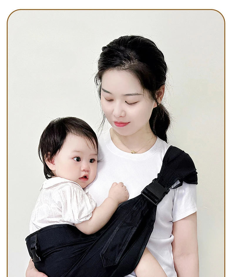 Adjustable Baby SlingOne Shoulder Baby Carrier Lightweight Breathable Mesh Baby Sling Portable Baby Carrier for Newborn Toddler