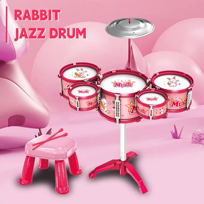 Drums, Jazz Drums, Music Enlightenment for Children and Babies, Toys, Imitation Musical Instruments, Beginners Practicing Music