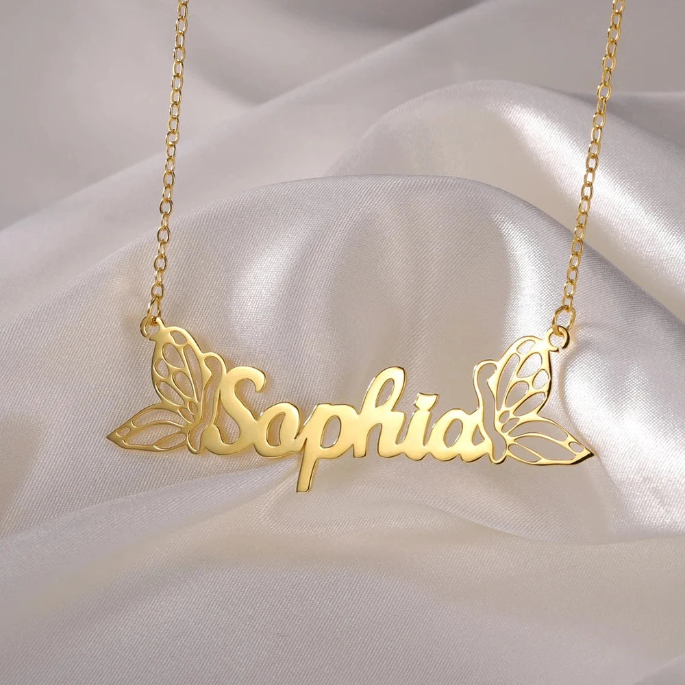 Custom Name Necklace for Women Men Stainless Steel Customized Personalized Arabic Name Choker Chain Jewelry Valentine's Day Gift
