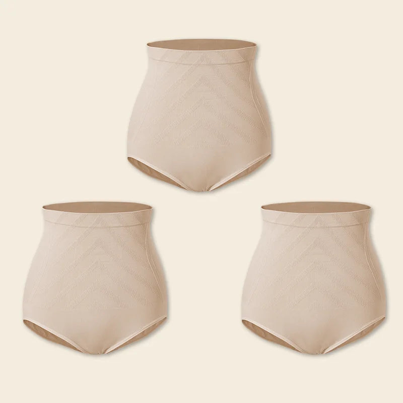 1/3PCS Slimming High Waist Tummy Control Panties Women Briefs Panty Shaper Slimming Underwear Butt Lifter Belly Body Shapewear