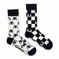 1 Pair Man Women Sock Original AB Tide Socks Colorful Cat Dog Koala Cow Cotton Socks Four Seasons Unisex Socks for Birthday Gift