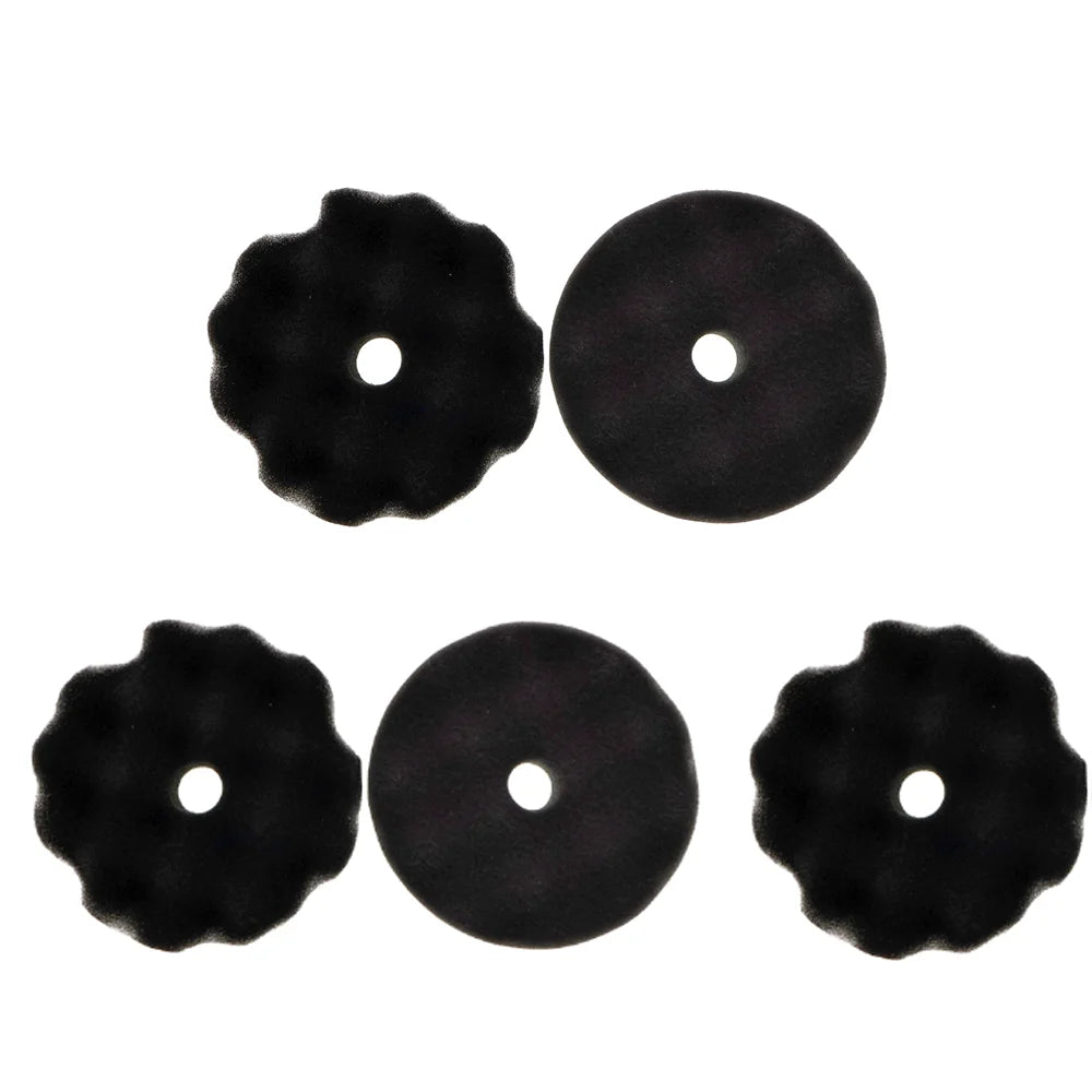 3 Inch Tire Shine Applicator Set Reusable Car & Truck Tire Dressing Applicator 70ML Car Detailing Foam Sponge Pad 1-5 Pcs