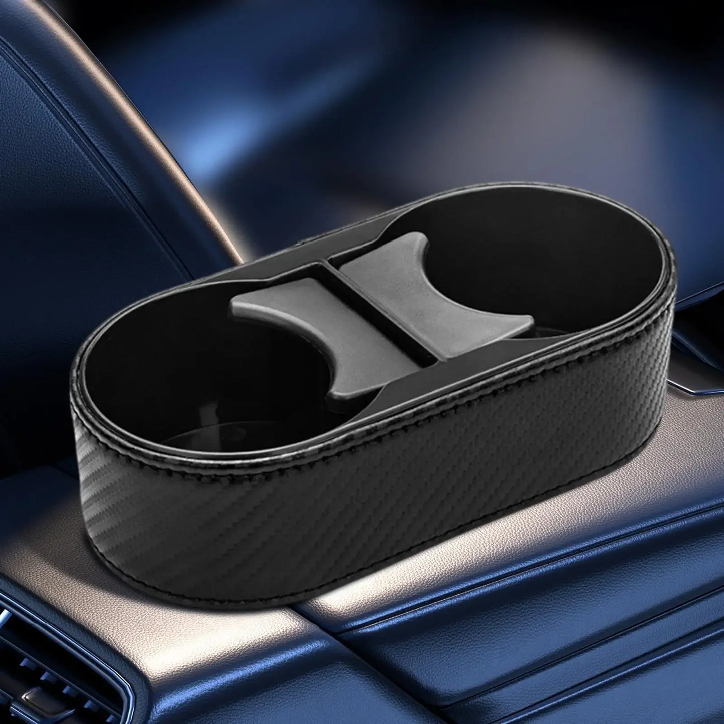 Automotive Cup Holders Double Vehicle Cup Holder Console Organizer Automotive Fixed Beverage Bracket for Golf Cart Trip Daily