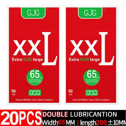 Width-56/58/60/65mm(LLarge Size Condoms  Men Latex Condom Safe Contraception Protection Adult Sex Products Intimate