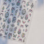 Wild Daisy Crystal Diamond Nail Sticker 5D Adhesive Flower Trendy Nail Art Stickers DIY Nail Art Decorations 3D Manicure Decals