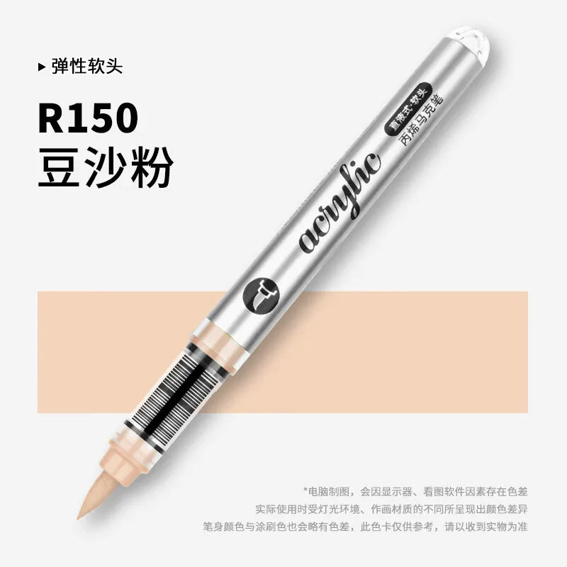 1 PC 120 Colors Acrylic Paint Marker Pens Professional Drawing Pens for Graffiti Manga School Aesthetic Stationery Art Supplies