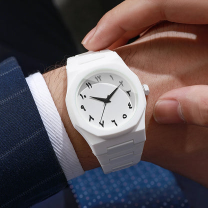 1/5PCS Fashion Plastic Strap Men Business Watches Casual Analog Sports Quartz Watch For Mens Clock Reloj Hombre