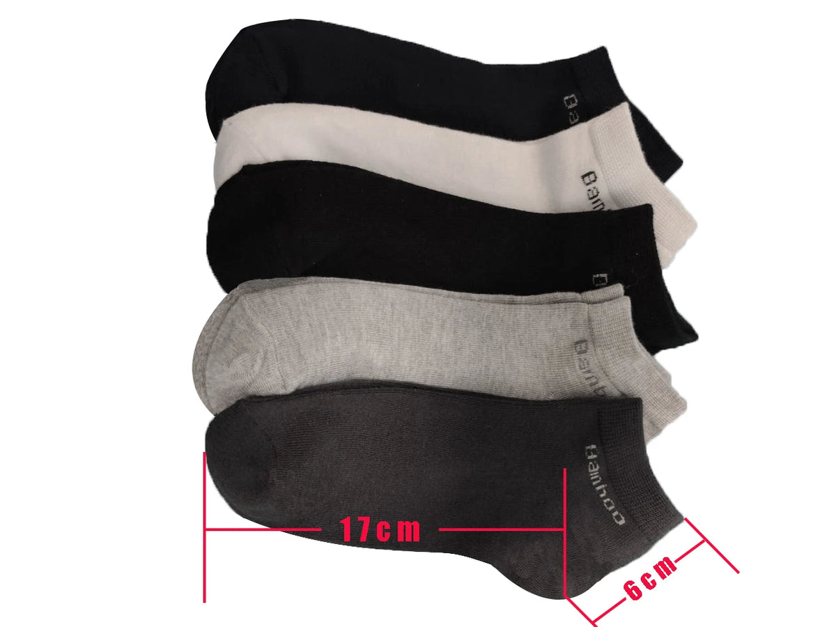 5/10/15/20 Pairs Bamboo Fiber Ankle Socks Men’s And Women Soft And Breathable Boat Socks Men Gifts Spring Summer Short Socks