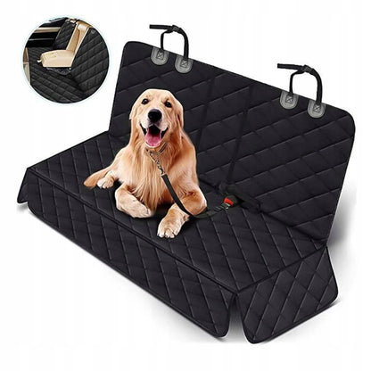 Dog Car Seat Cover, Pet Travel Carrier Mattress, Dog Car Seat Protector with Center Seat Armrest for Car Back Seat Incl Side Protection, Dog Car Blanket, Back Seat Protection