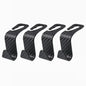 4Pack Car Seat Carbon Fiber Hook for Bags Car Clips Front Seat Headrest Organizer Holder Auto Fastener Hangers Car Accessories