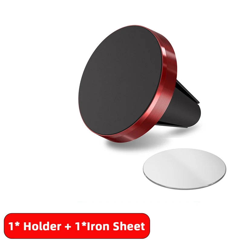 Magnetic Car Mobile Phone Holder Air Vent Clip Smart Phone Stand Mini Magnetic Car GPS Bracket For iPhone Huawei Xiaomi Realme
