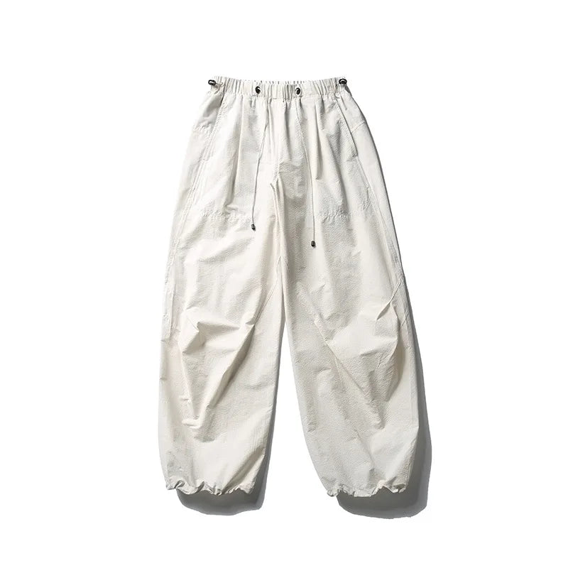 Men Streetwear Fashion Loose Casual Lightweight Quick Dry Sport Pants Women Outdoor Techwear Cargo Baggy Pant Boy Girl Trousers