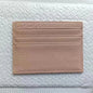 Custom Company Logo Cowhide Card Holder Woman Man Fashion Slim Mini Card Bag Genuine Leather Engrave Name Luxury Casual Purse