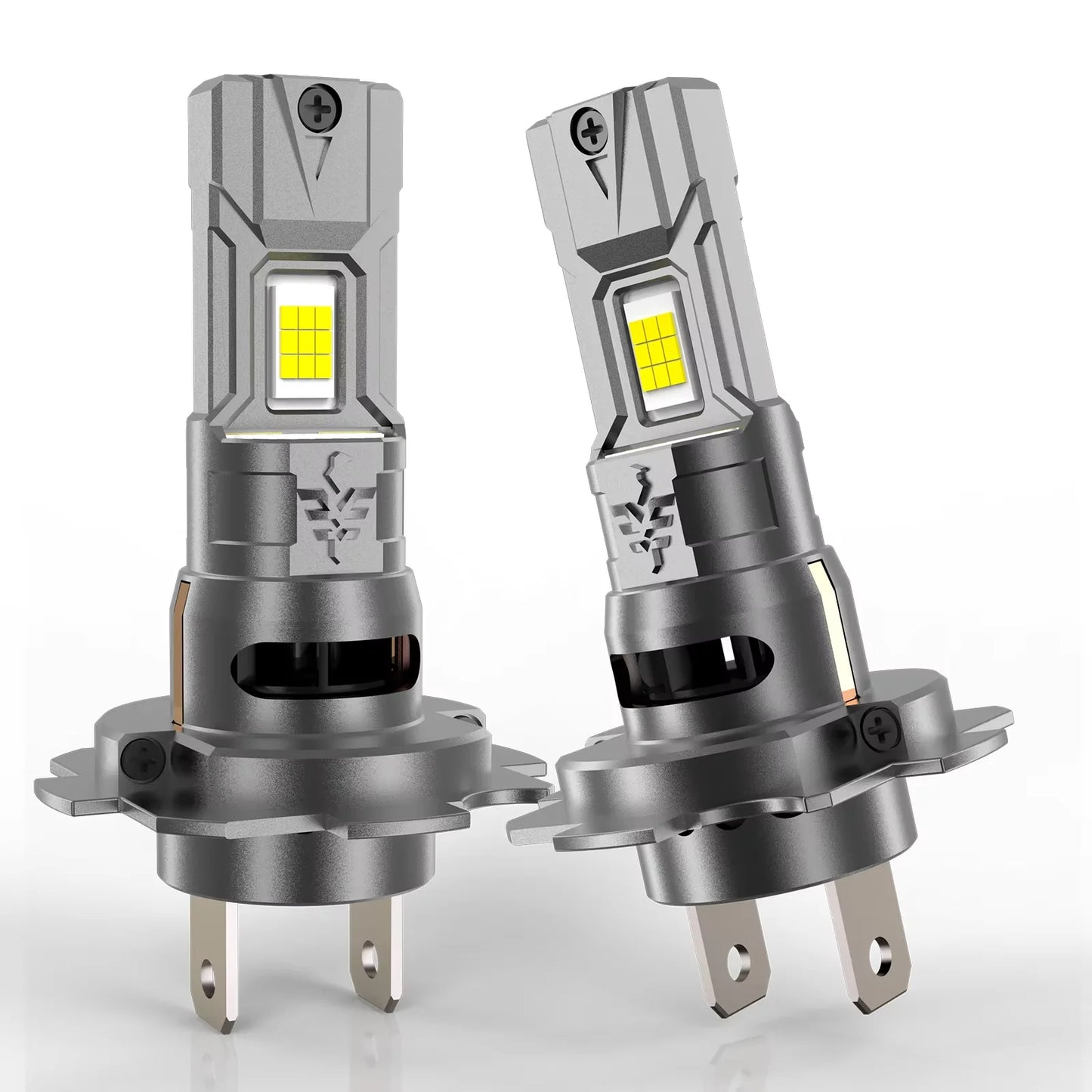 H7 H4 Led Canbus Lights 1:1 Mini Size Car Headlight With Fan 800000LM Super Bright Wireless Turbo Fog Bulb 6000K Automobile Lamp
