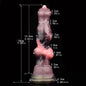 FAAK Silicone Long Penis Fantasy Knot Horse Dildo With Sucker Sex Toys For Women Anal Plug Female Masturbator Adult Games