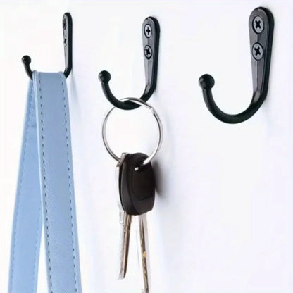 Retro Wall Hooks Hangers Door Wall Mounted Coat with Screws Suction Heavy Load Rack for Kitchen Bathroom Accessories