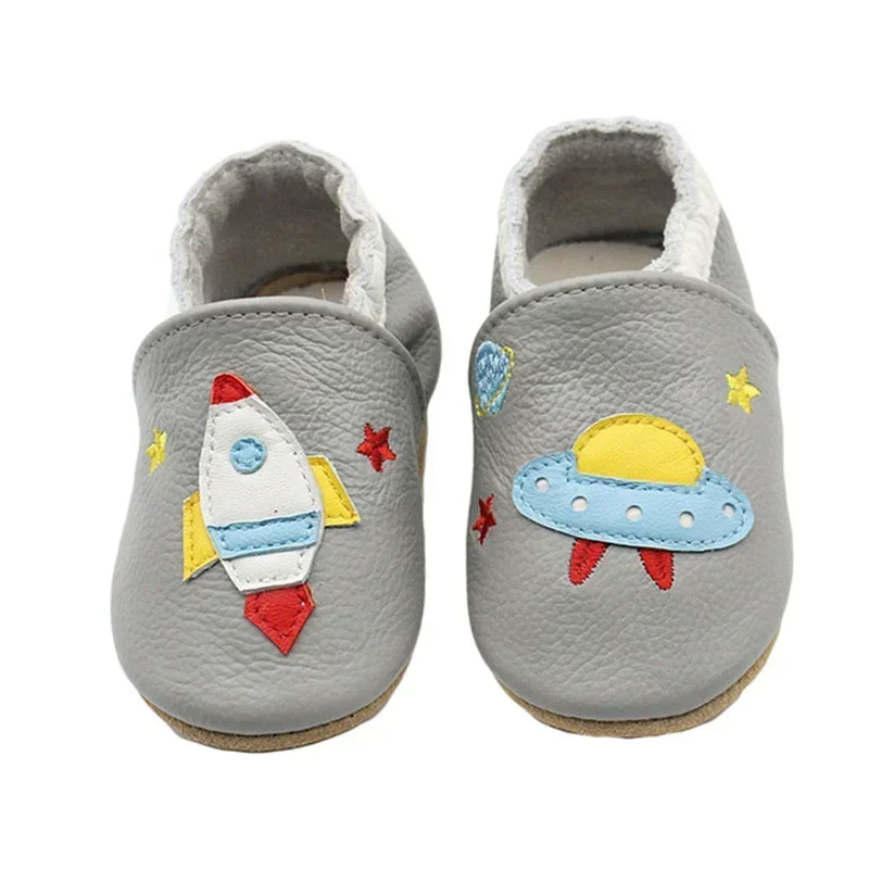 Toddle Baby Shoes Newborn Infant Shoe Boys Girls Soft Genuine First Walkers Baby Moccasins 0-24Months Cowhide Bottom Skid-Proof