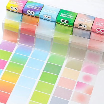 Mr. Paper 105/108Sheets/roll Pull-out Sticky Notes Student Stationery Sticky Notes Transparent Color Sticky Notes DIY Handbook
