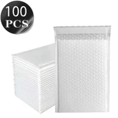 100Pcs Black Bubble Shipping Packaging Envelope Mailing Envelopes Mailer Envelope for Shipping Self Seal Bubble Mailer Packaging