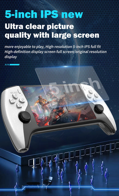Pocket Game Console 5.0 Large Screen High Definition Retro Style Miniature Dual Joysticks Two-player Fighting Arcade-style