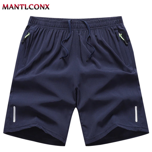 Men's Sports Shorts Elastic Workout Jogging Bottom Casual Gym Fitness Summer Short Pants Men Short Quick Dry Training Running XL