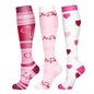 3/6Pairs Compression Socks Outdoor Sports Riding Compress Stretch Stockings Nurse Calf Pressure Leg Socks Swollen Varicose Veins