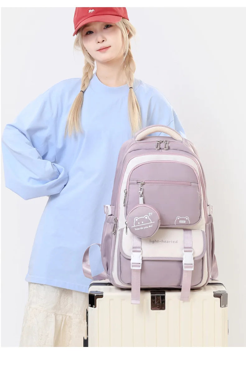 Waterproof Girls Backpacks Children School Bags for Teenagers Fashion Travel Backpacks Printing Child Schoolbags Satchel Mochila