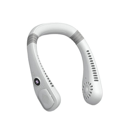 Lenovo Neck Bladeless Fan Mini Ultra Long Life Portable Lazy Silent Fan Usb Charging Student Sports Office 2026 New
