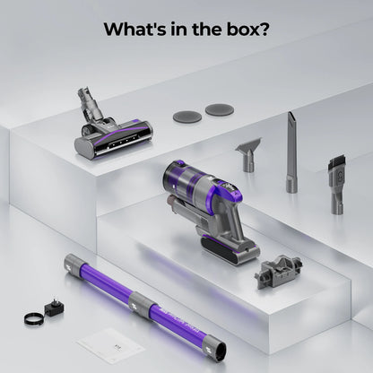 Redroad X18 500W Cordless Vacuum Cleaner 33000PA Ultra Strong Suction, Up to 65 Mins Runtime, Removable Battery 8 in 1 Handheld Stick Vacuum for Home Carpet Car