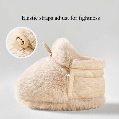 Warm Infant Toddler Crib Soft Comfortable Infant Girls Boys Anti-Slip Socks Slipper Newborn First Walkers Shoes for 0-1 Year Old