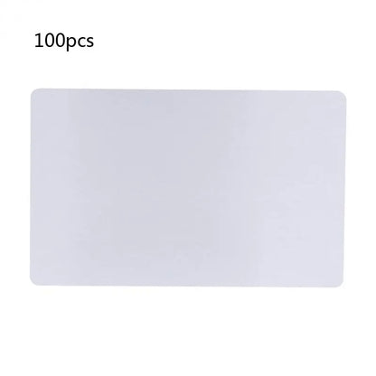 100 Pack Thick 0.18mm Business Cards Blanks Colored Finish Aluminum Metal Cards