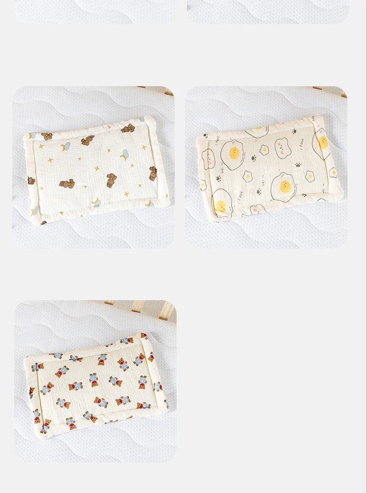 Napping for Newborn Sweat Absorption Breathable Cotton Baby 0-6 Months Universal Pillow
