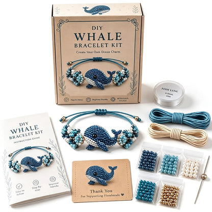 DIY Beaded Bracelet Making Kit,All in 1 Jewelry Making Set Beginner-Friendly Beaded Animal Making Kits,(Non Finished Products)