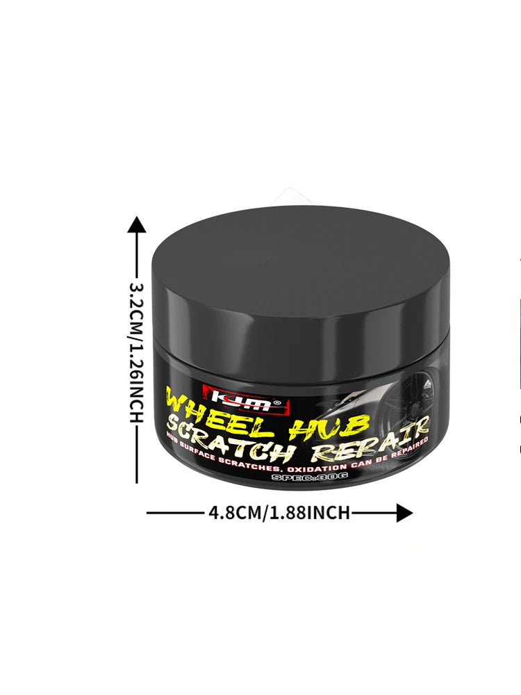 Car Wheel Hub Scratch Repair Paste, Auto Rim Oxidation Remover, Aluminum Alloy Hub Polishing Agent